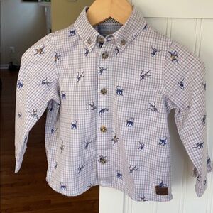 Monsoon Button Down Dress Shirt Toddler